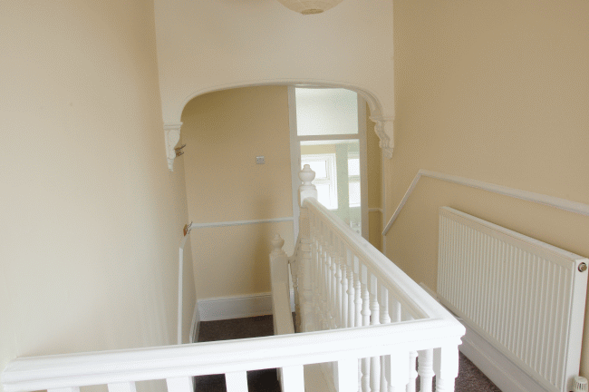 upstairs hallway
